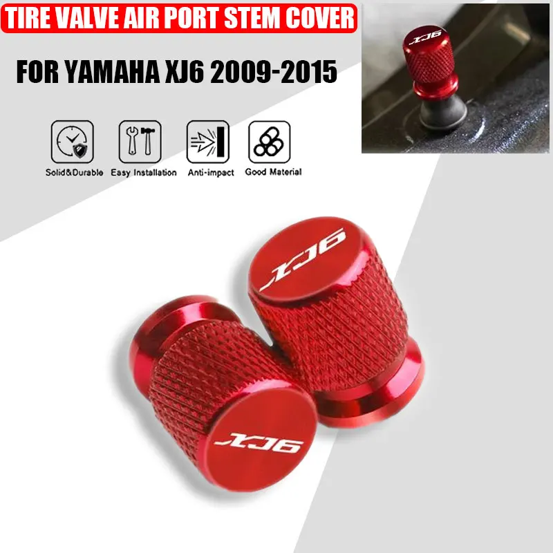 

2 Pcs Motorcycle Accessories For YAMAHA XJ6 N DIVERSION 2009 - 2015 2014 2013 2012 Tire Tire Valve Air Port Stem Cover Caps