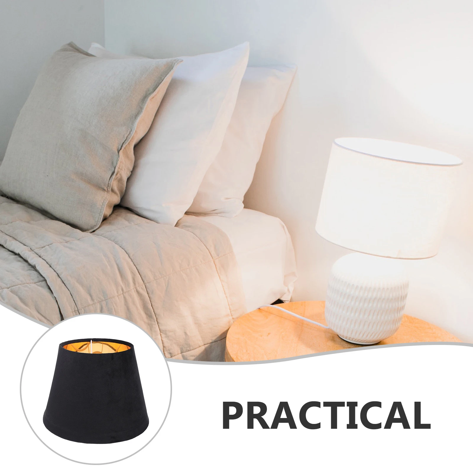 

Fabric Table Accessory Simple Cloth Light Covers Home Decorative Bedroom Accessories Warm Mood Home Lampshade Style