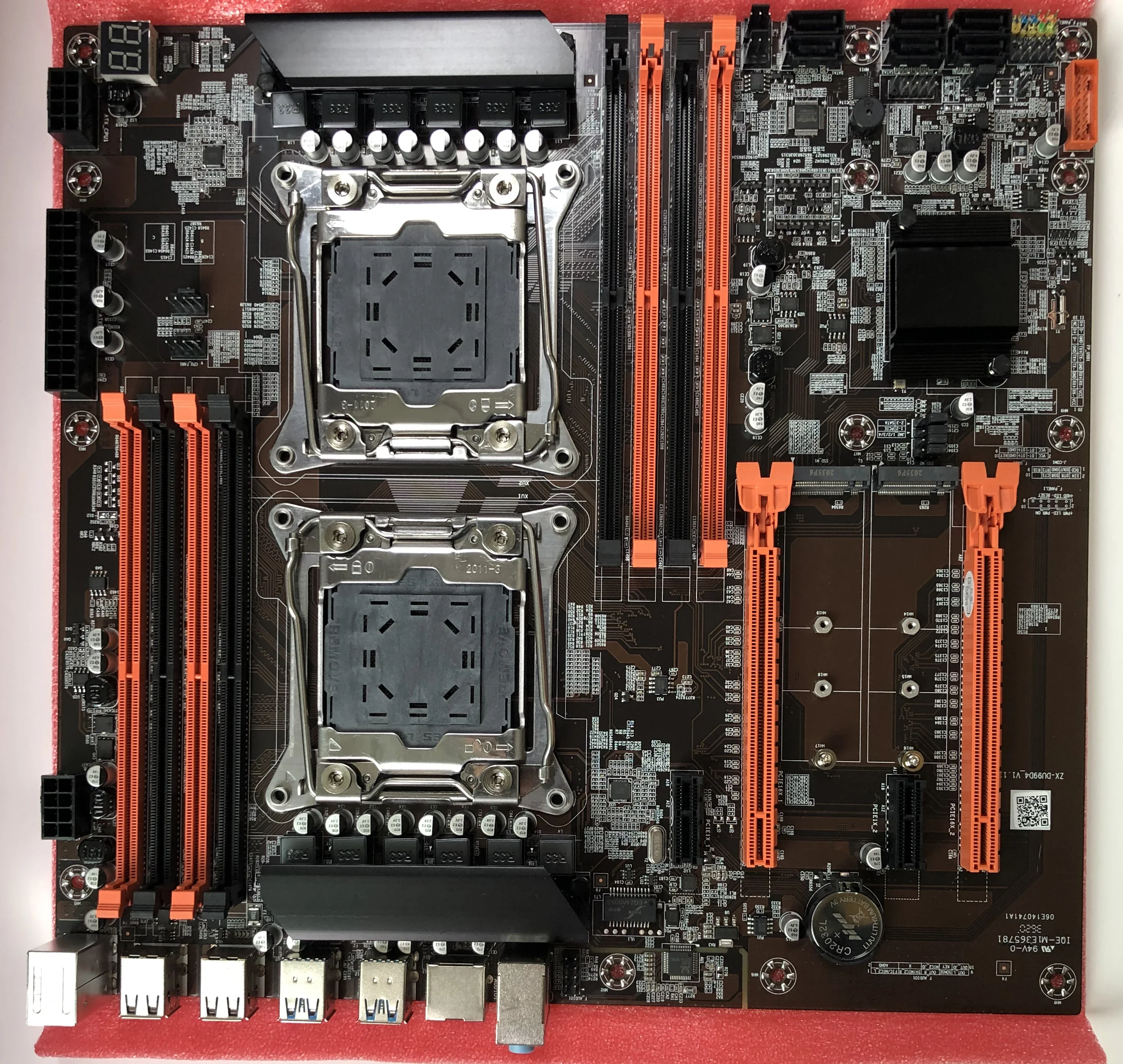 X99 Dual Motherboard Processor LGA2011-3 Kit With 2*E5 2680V4 And