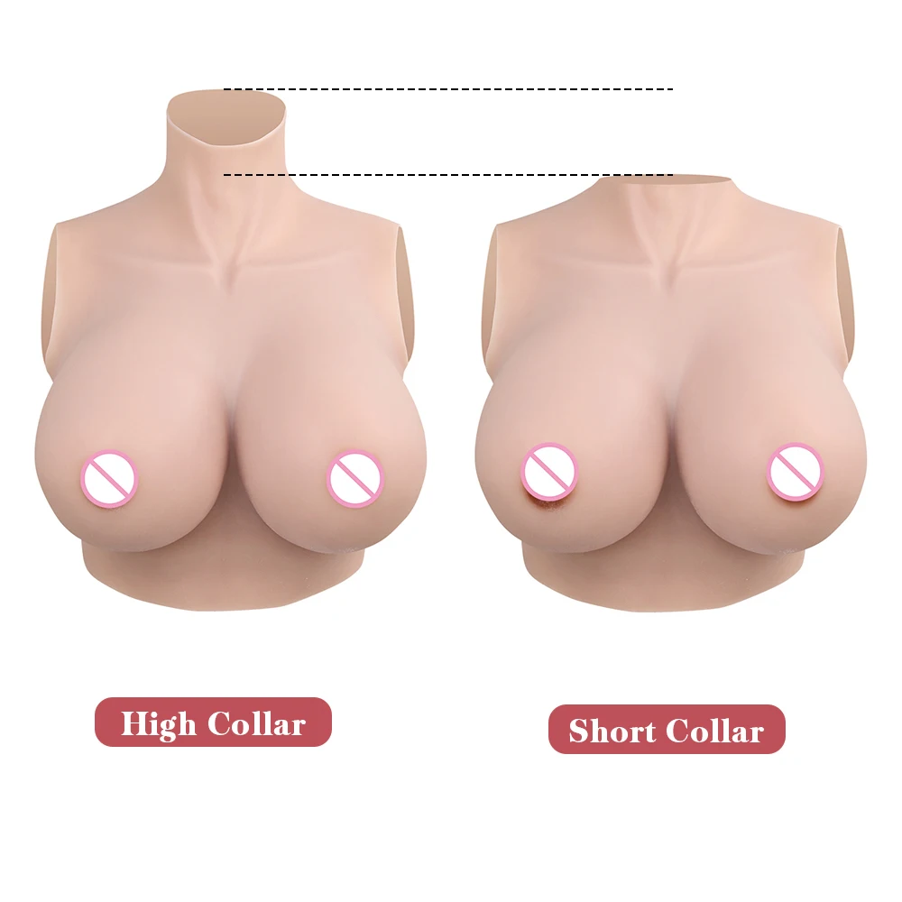 Eyung H Cup Silikonbrüste Fake Titten Enhancer für Crossdresser Drag Queen Fake Boobs Titten Breastplate Männlich zu Weiblich Sissy