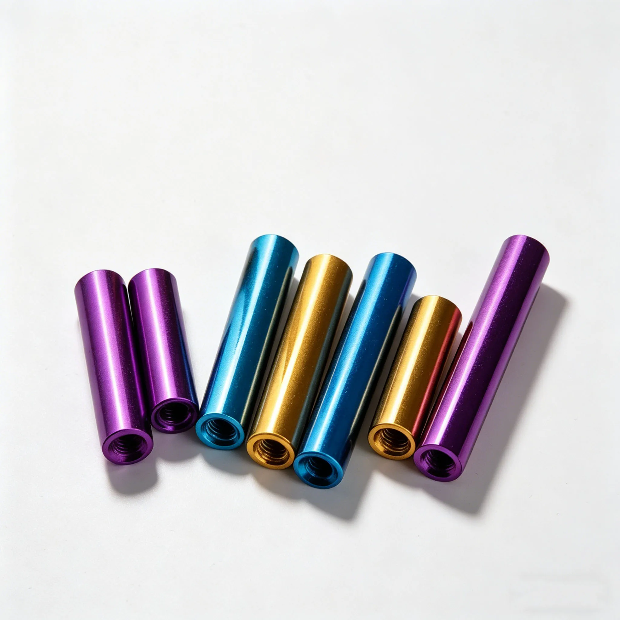 

5Pcs/Lot M3 4-100mm Anodized Aluminum Round Standoff Column Rod Spacer Screw Red Black Silver for RC Multirotor Parts