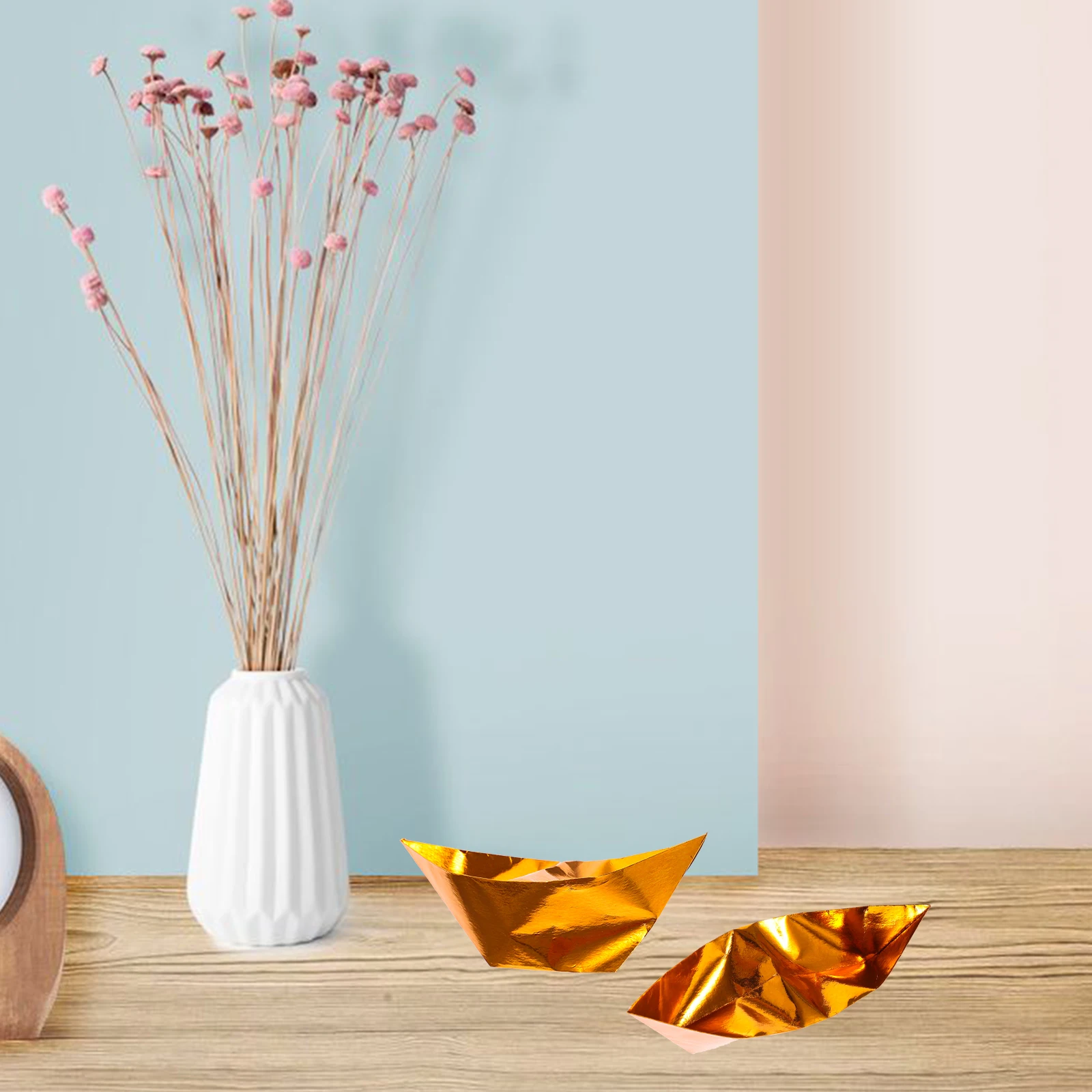 

300pcs Large Gold Ingot Paper Diy Chinese Traditional Sacrifice Supplies For Tomb Sweeping Day Ancestral Worship Funeral