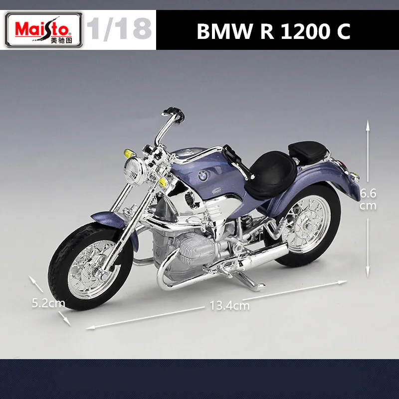 Maisto 1:18 BMW R1200C Alloy Motorcycle Model Diecast Metal Toy Racing Motorcycle Model High Simulation Collection Children Gift