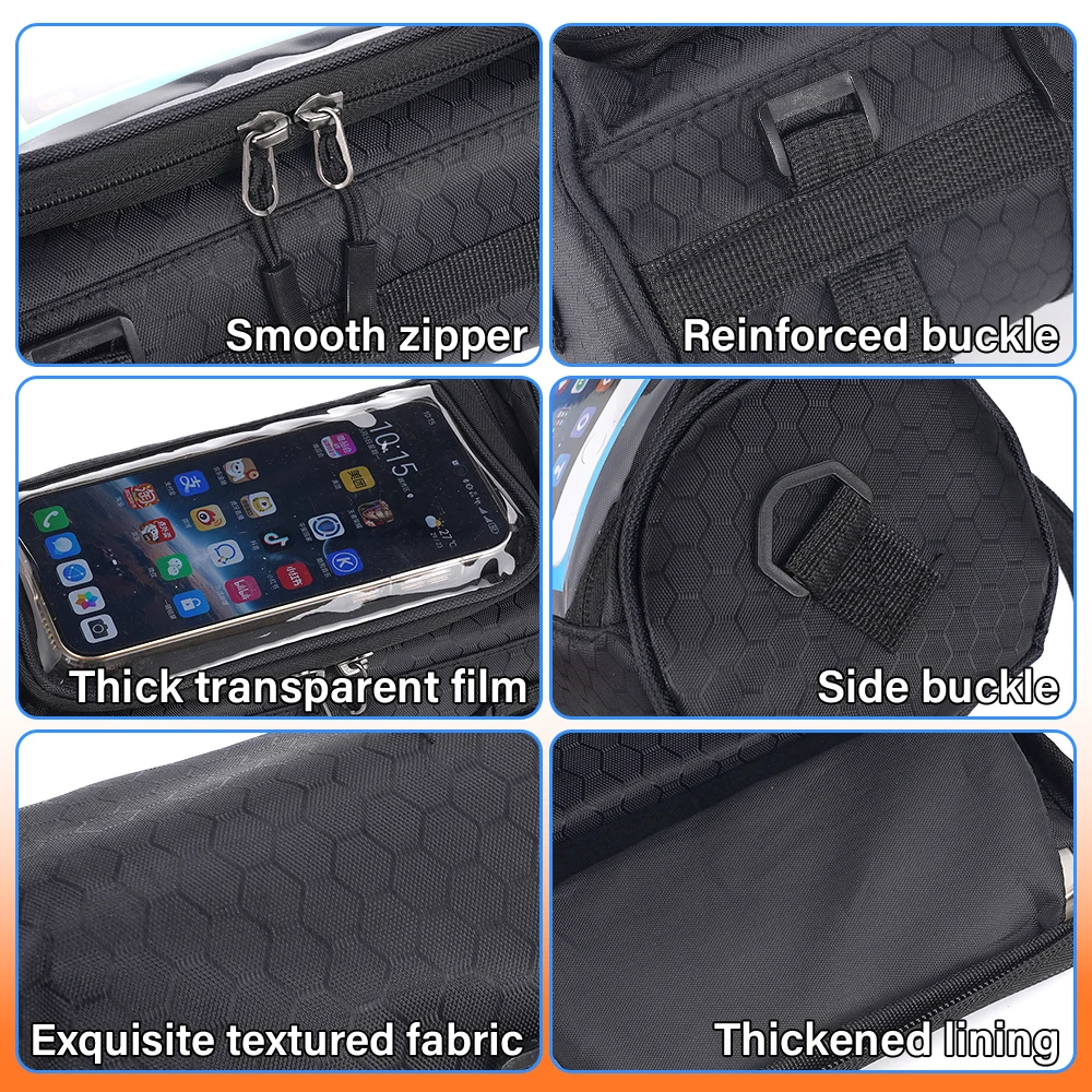 Motorcycle Phone Navigation Cycling Bag Multi-Purpose Motorbike Front-end Package Bag Hanging Waterproof For Motorcycle Cycling