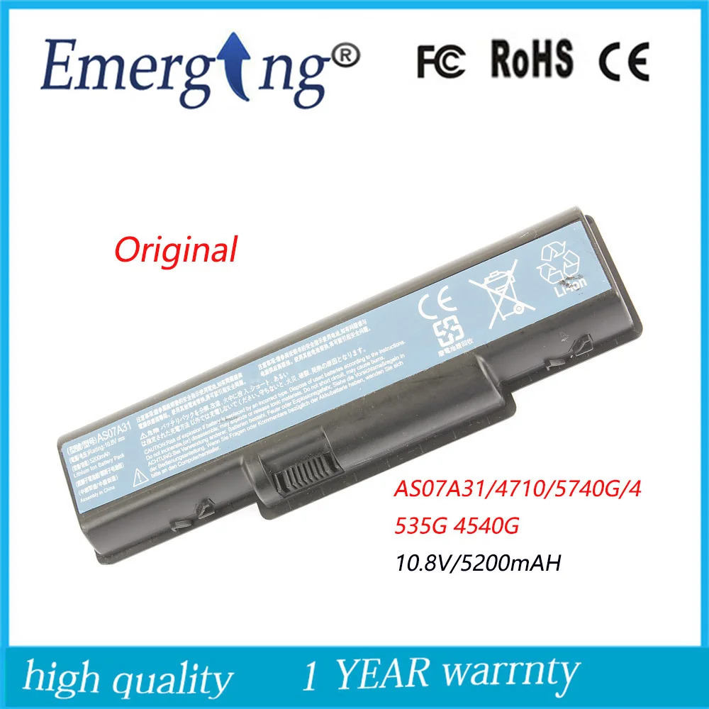 nova bateria do laptop original para acer 4710g 4740g 4930g as07a41 4710 as07a31 as07a32 as07a41 as07a42 111v 4400mah 01