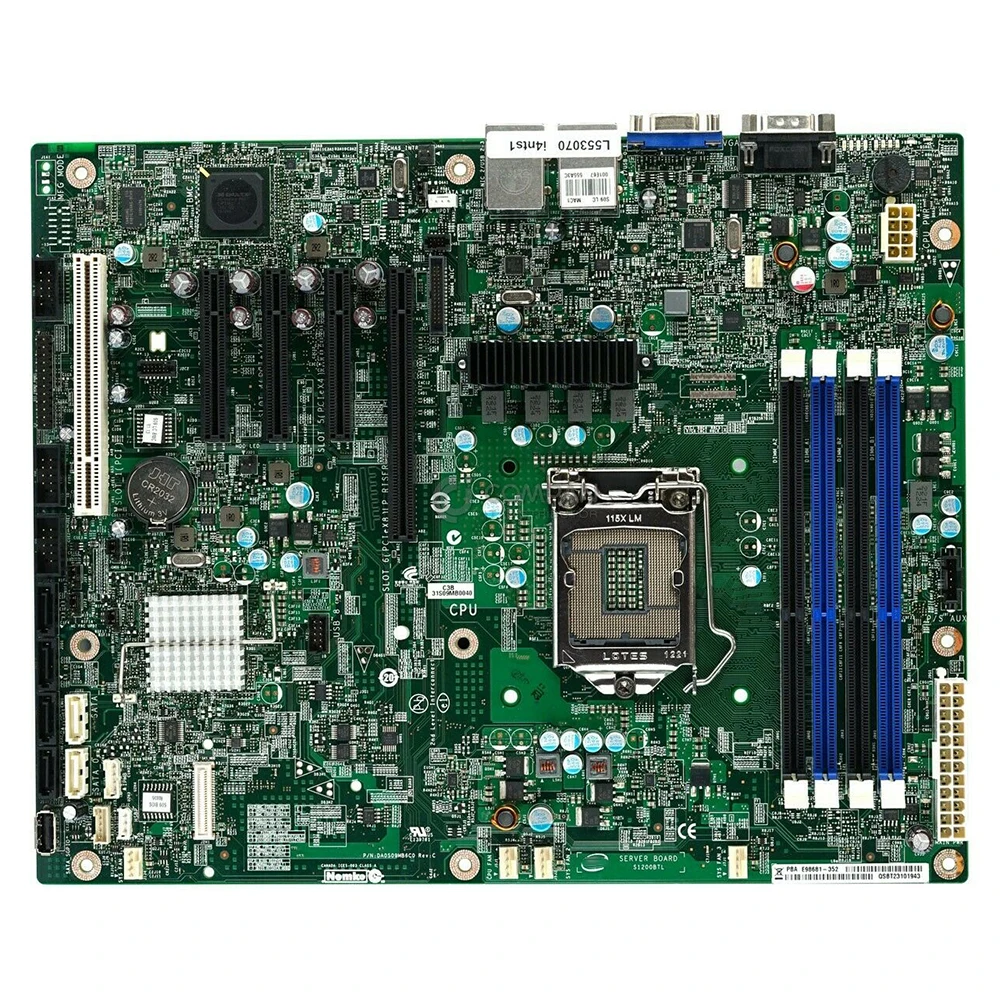 Server Motherboard For Intel ECC C216 1155 DDR3 Fully Tested S1200BTL