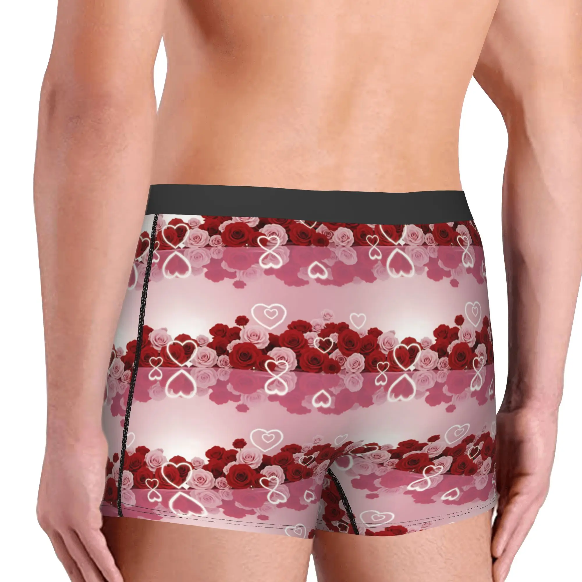 Fashion Luxury High 3D Floral Boxers Shorts Panties Male Underpants Comfortable Fashion Trend 3D Flowers Briefs Underwear