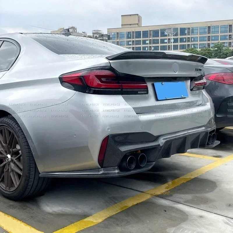 

For BMW 5 Series G30 F90 M5 2018-2022 Spoiler ABS Material PRO Style Rear Trunk Lip Spoiler Wing Body Kit Accessories