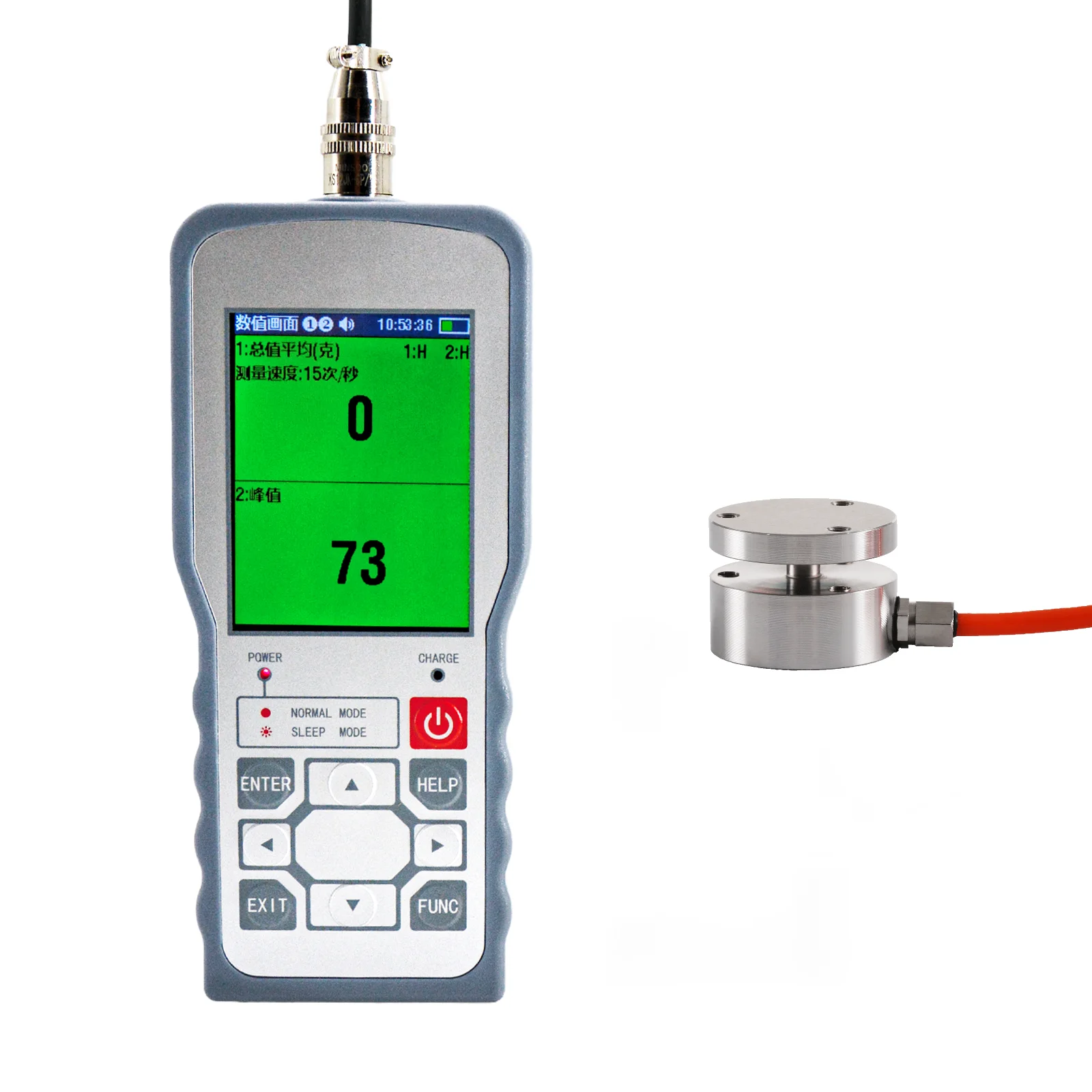 Flat Diaphragm Load Cell Sensor Digital Force Gauge Test Force Weight Pressure Digital Hand Measuring Instrument 20KG 30KG 50KG