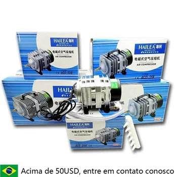 Hailea ACO-208 ACO-308 ACO-318 전자기 공기 압축기, 휴대용 잉어 어항 버블 수족관 공기 펌프, 연못 통풍기