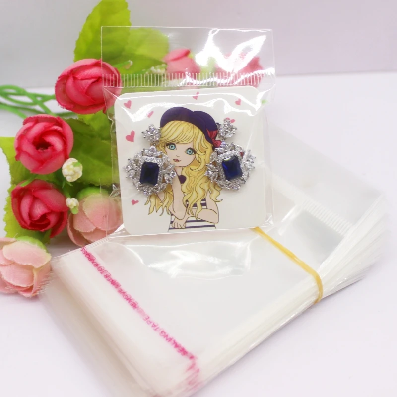 5x5cm hot sale new comic style beautiful wink girl /take photo girl series stud drop earring package pattern card