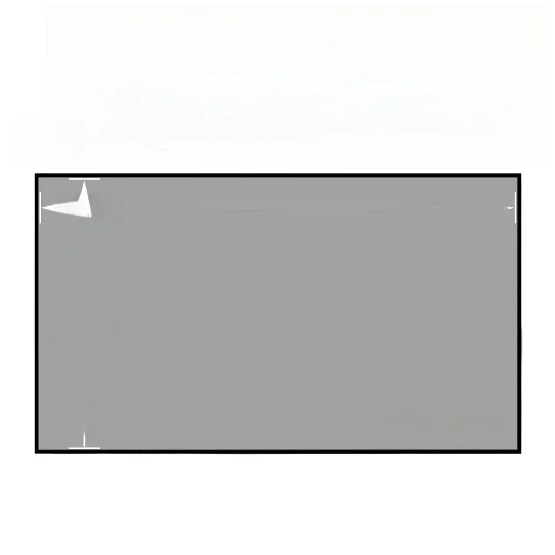 Projector curtain, household projection screen cloth wall hanging, integrated picture frame screen anti-light projection cloth