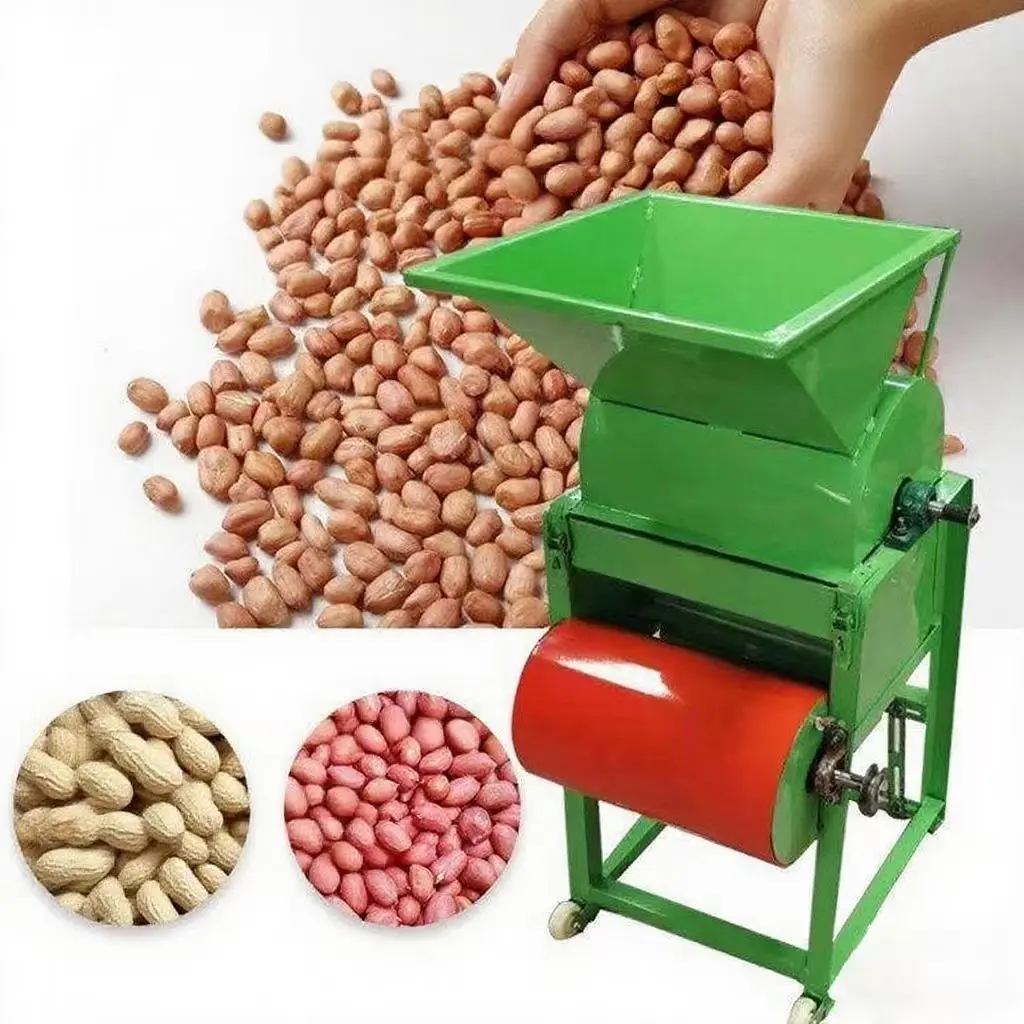 Hot Sale Multifunction Small Agriculture Peanut Sheller Machine Shelling Groundnut Shell Removing Peeling Machine
