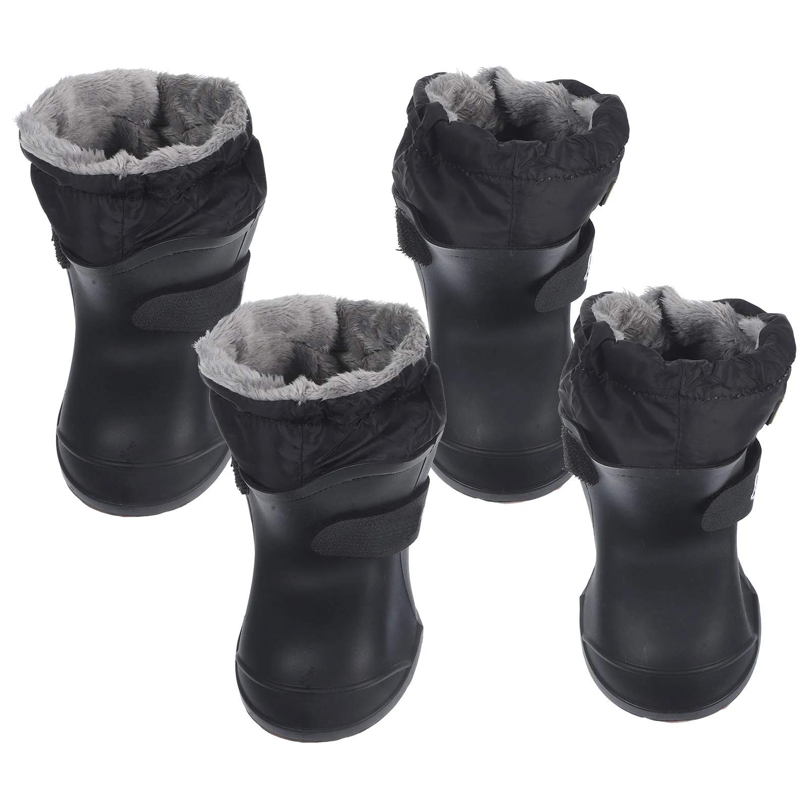 

4 Pcs Waterproof Pet Rain Boots Dog Galoshes Non-slip Shoes Footwear Outdoor for