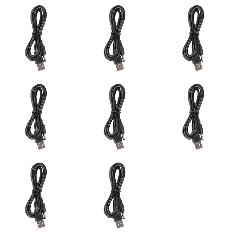 B04B-8X USB To 3.5Mm Barrel Jack 5V DC Power Cable
