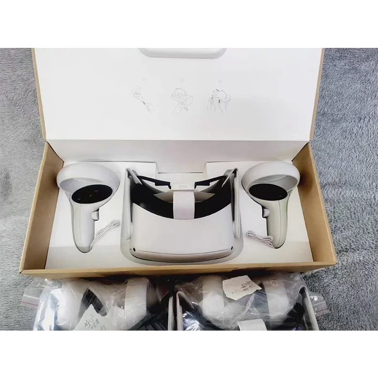 All in One VR Headset 128GB 256GB with 5.5 Inch Display 90Hz Refresh Rate 3D VR Glasses