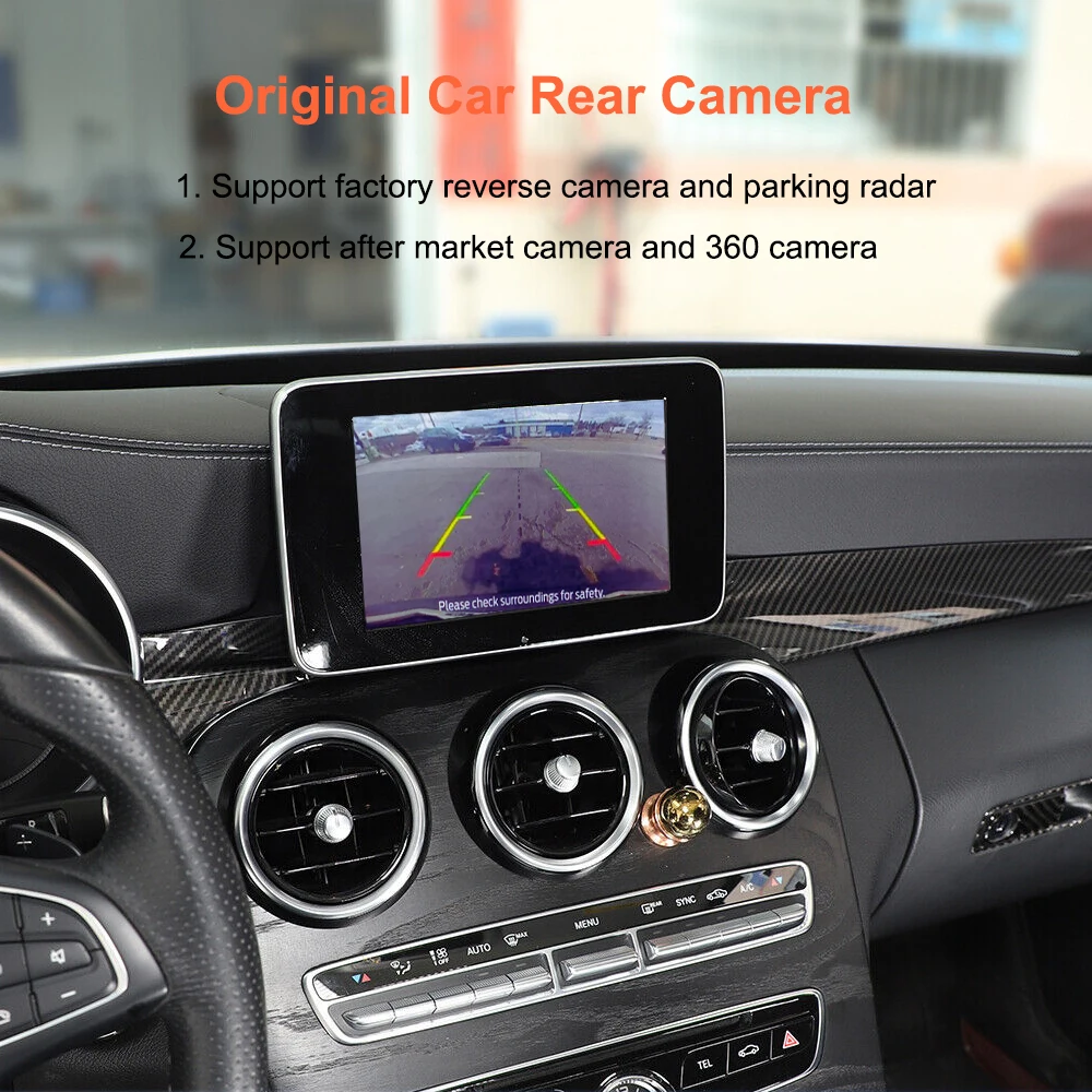 REEIIO Drahtlose Apple Carplay-Schnittstelle Android Auto NTG5.0 System Decoder-Box Modul für Mercedes Benz C/GLC/S Klasse W205 W253 – Detail 9