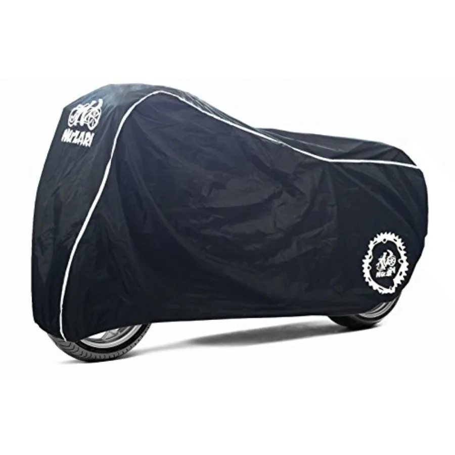 

Heavy Duty Motorcycle Cover for Outdoor Bike Storage - Waterproof and Durable Protection Against Rain Dust and Sun Damage - Ide