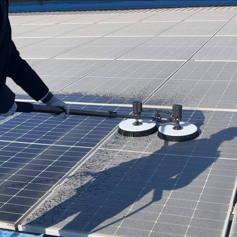Best Selling Water Curtain Solar Panel Cleaning System, Aluminum Alloy Frame 24V 28Ah Lithium Battery