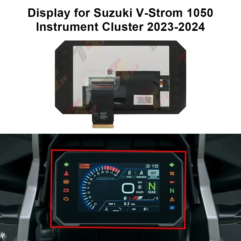 Display for Suzuki V-Strom 800 1050 GSX-8R GSX-8S Instrument Cluster
