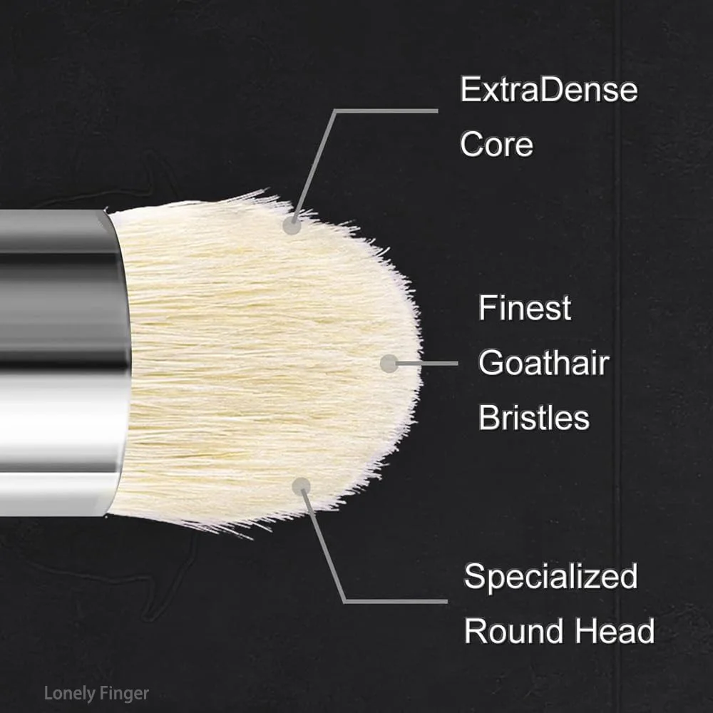 3/6 قطعة فرشاة جافة فرش تفاصيل صغيرة فرش صغيرة للفنانين المصغرين فرش للرسم النموذجي للرسم المصغر #4