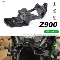 Carbon fiber Motorcycle Z 900 Naked Front Spoiler Winglet Aerodynamic Wing Kit Spoiler New For Kawasaki Z900 2020 2022 2023 2024