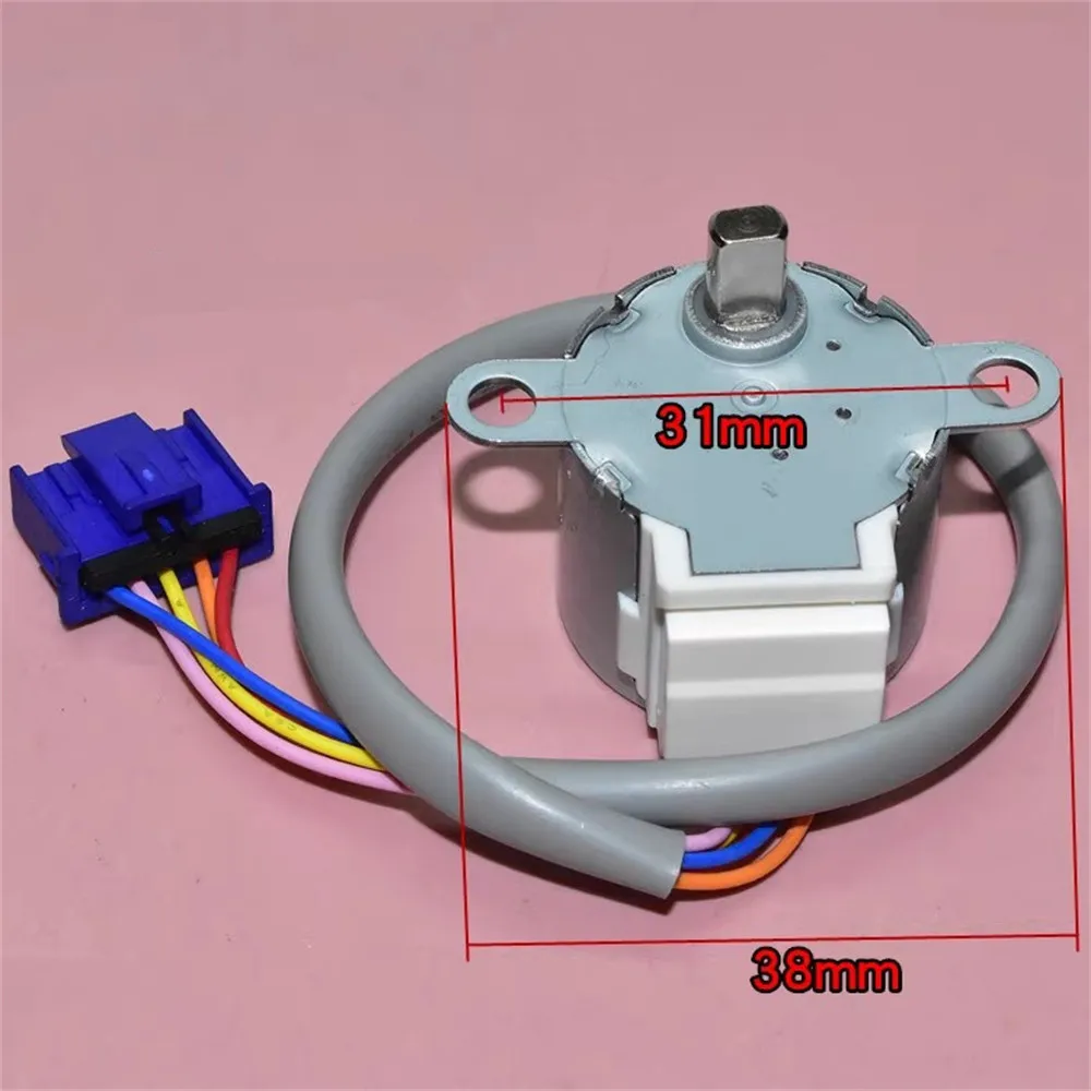 มอเตอร์พัดลมแบบแกว่งสำหรับเครื่องปรับอากาศ Haier 24BYJ48แบบกวาดและนำทางมอเตอร์ซิงโครนัส0010403350