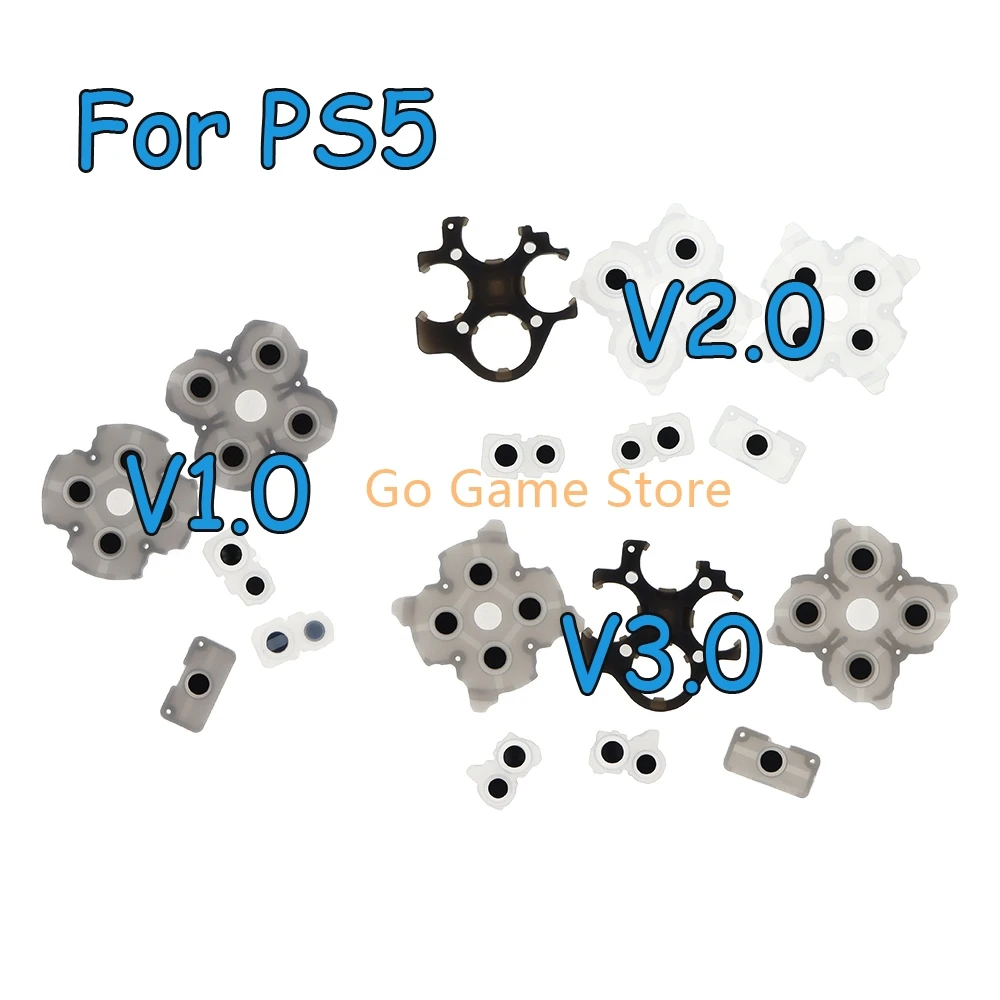 

60sets Conductive Rubber For PlayStation PS5 V1 V2 V3 Controller Silicone D-Pad Keypads Button Rubber