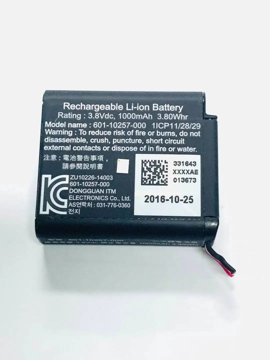 100% Original Genuine Rechargeable Battery for Gopro session 5 session4 Camera repair parts