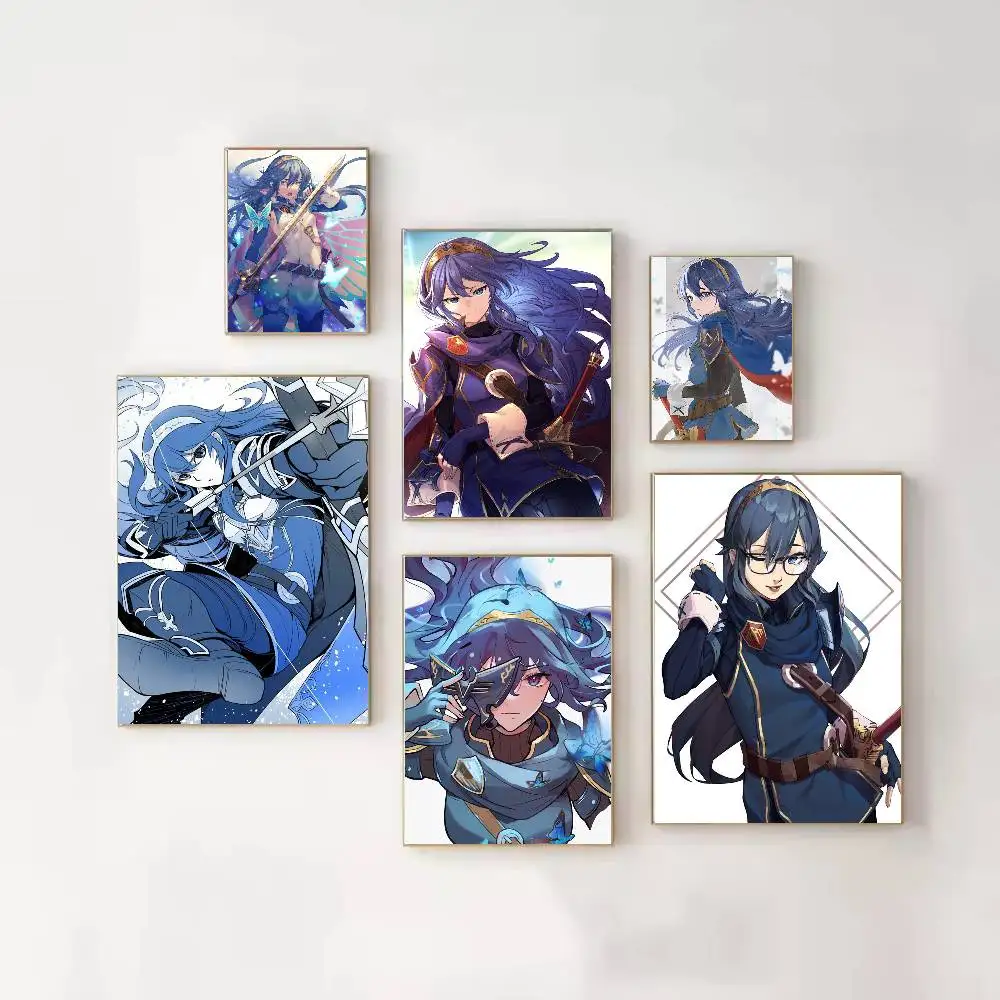 F-Fire E-Emblem A-Awakening L-Lucina Poster HD Quality Wall Art Retro Posters For Home Room Wall Decor Self Adhesive