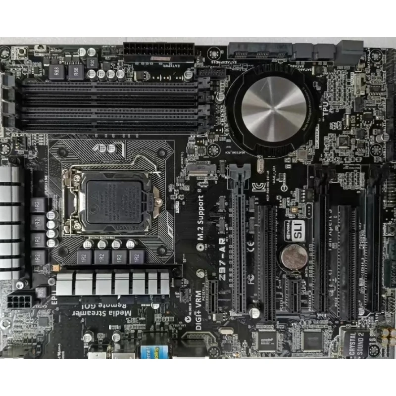 Tarjeta Madre ATX Z97-AR Usada, LGA 1150, Compatible con CPU Core de 4ª y 5ª Generación, RAM DDR3, para ASUS