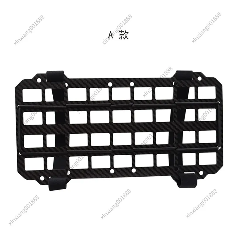 For Off-road Car Sun Visor MOLLE Storage Pouch Carbon Fiber EDC Tool Hanging Bag Vehicle Interior Organizer