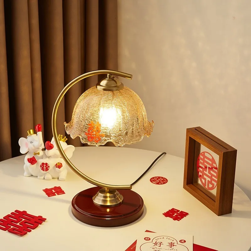 

Newlyweds, wedding lamps, bedside bedroom gifts, American retro festivities