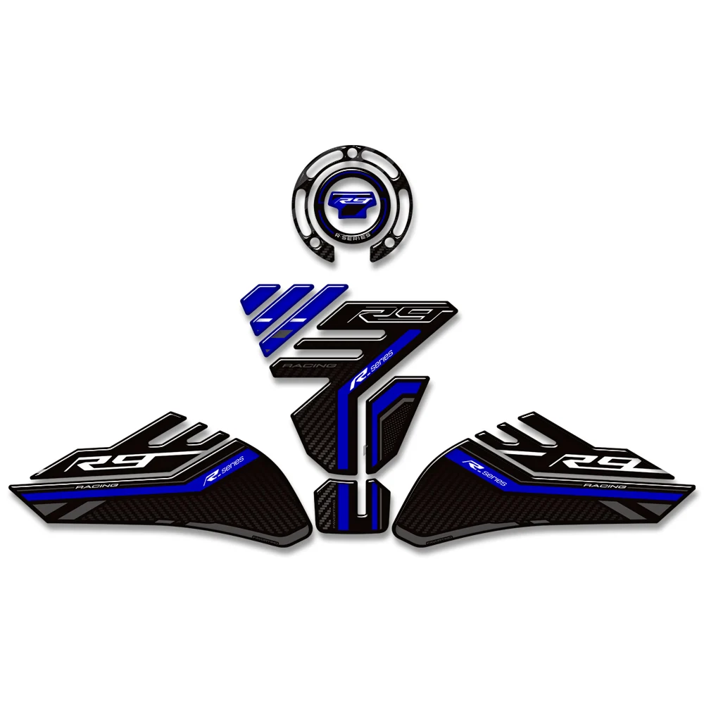 Tank Pad Protector Anti Slip Waterproof Sticker For YZF-R9 YZFR9 YZF R9 Motorcycle Fuel Tank Decal