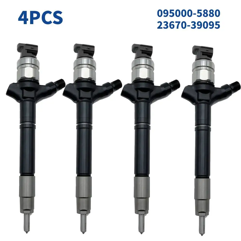 

4PCS Diesel Fuel Injector Nozzle 095000-5880 23670-39095 for Toyota Hiace Hilux