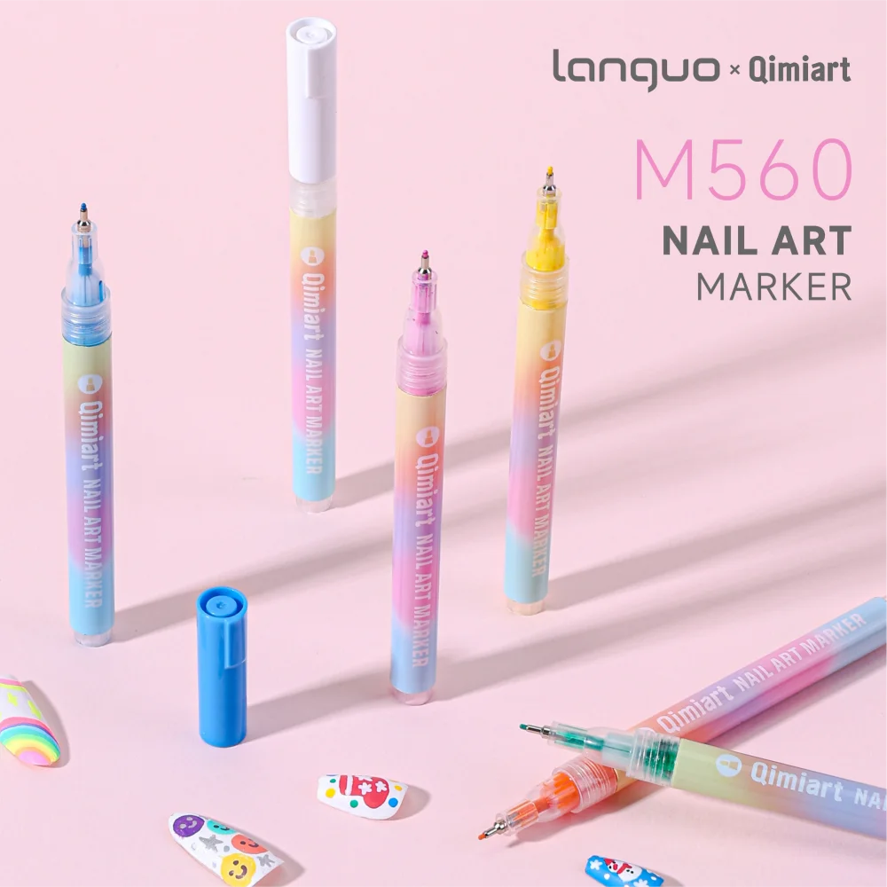 

12pcs/Set Nail Art Pen Set for Nail Design Art Painting Dopamine/Classic Colors Direct Liquid Type Acrylic Paint Marker 0.5mm