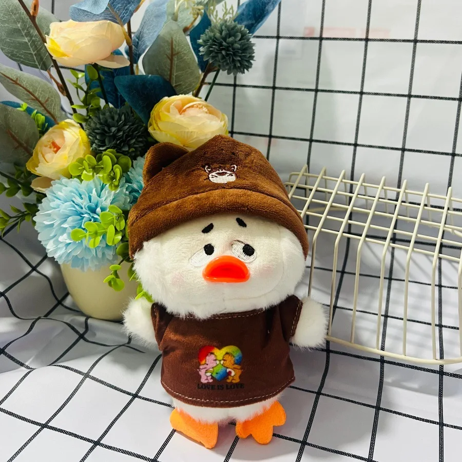 พวงกุญแจตุ๊กตาเป็ดเรนโบว์รุ่นใหม่ น่ารัก ตกแต่งสไตล์อนิเมะ ของขวัญเทศกาล