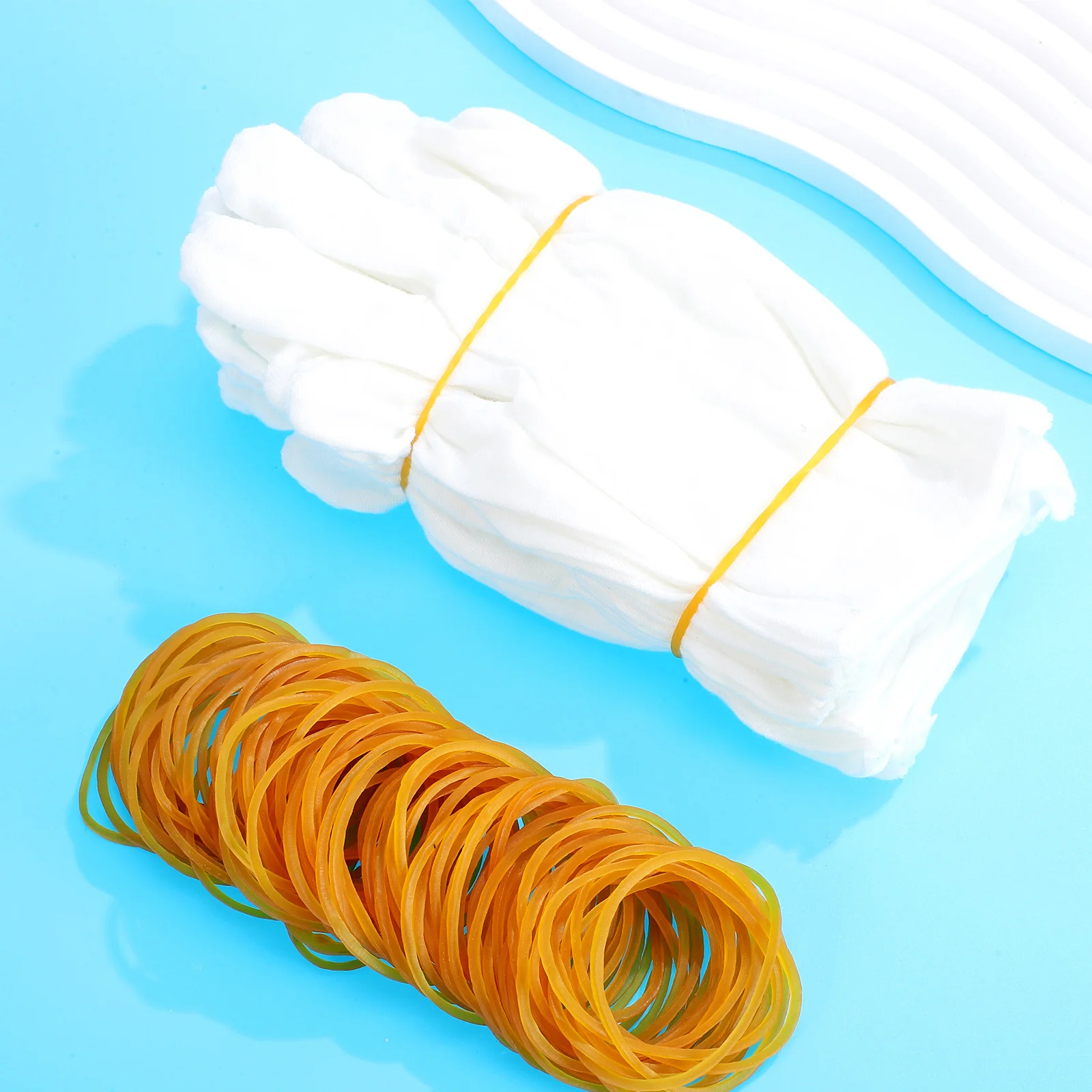 1 confezione di elastici elastici resistenti naturali resistenti per documenti artigianali Piccole fasce elastiche Fascia per soldi Fascia per soldi