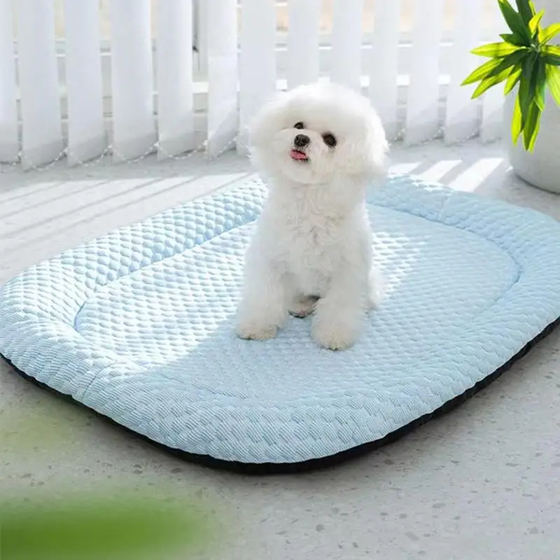 Pet Cooling Pad Cooling Pet Pad Chin Support Washable Anti-Slip Soft Breathable Cooling Mat For Dogs Dog Cool Mat Cooling Pads