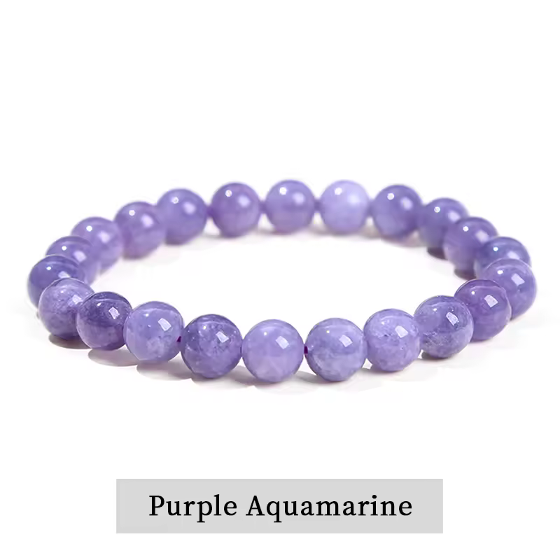 JD Natural Stone Beads Bracelet Amethyst Tiger Eye Crystal Quartz Agate Gem Beads Bangles Women Men Reiki Healling Jewelry Gift - Image 16