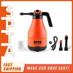 SPTA 8,4 V 1,8 L Cordless Auto Waschen Sprayer Schaum Sprayer Hand Druck Topf Schaum PP Gießkanne Schaum Flasche für Auto Waschen