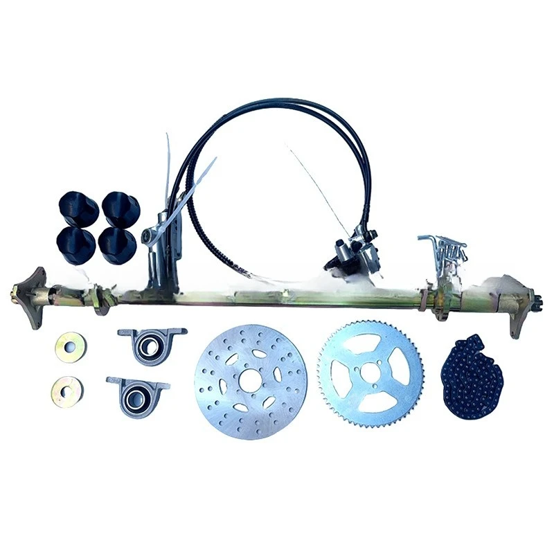 

Kart accessories, four-wheel wheeler rear axle motorcycle modified 740 rear axle accessories T8F sprocket disc brake assembly