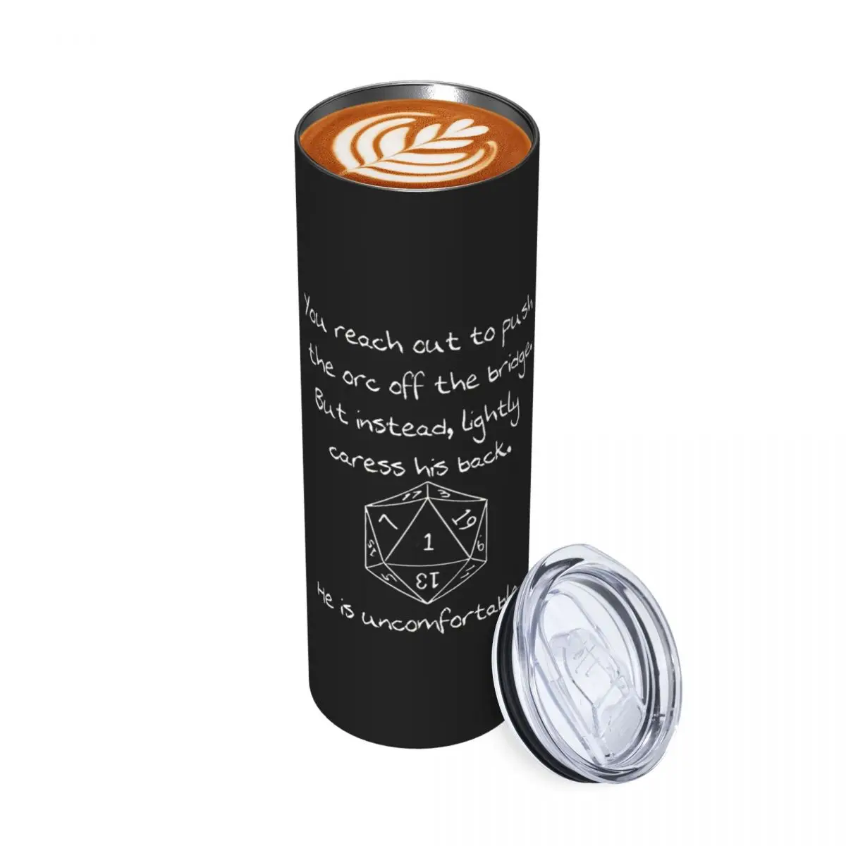 You Reach Out To Push The Orc Off The Bridg Stainless Steel Tumbler Vacuum Insulated Mug Thermal Cold Bottle Straw With Lid 20oz