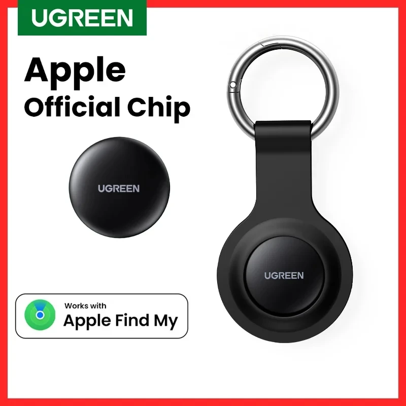 UGREEN Security SmartTrack Link Works With Apple Find My Key Finder Bluetooth Tracker Tag For Earbuds & Luggage Phone Finder IOS