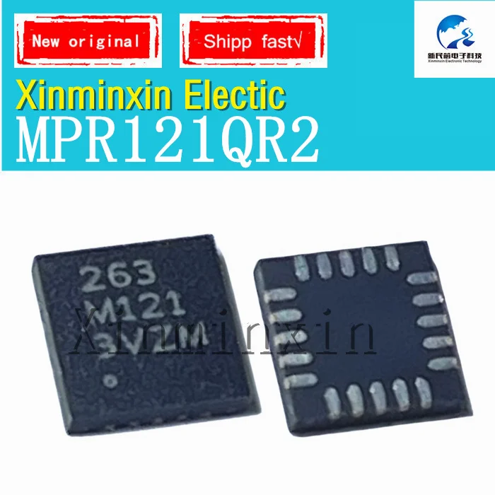 Chip SMD Touch IC, MPR121QR2 263 M121, QFN20, 100% original, Em estoque, 1Pc Lot