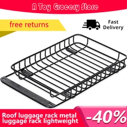 Roof Rack Metal Luggage Carrier Lightweight Remote Control Car Modify Parts for Axial SCX10 III TRX4 1/10 RC Car