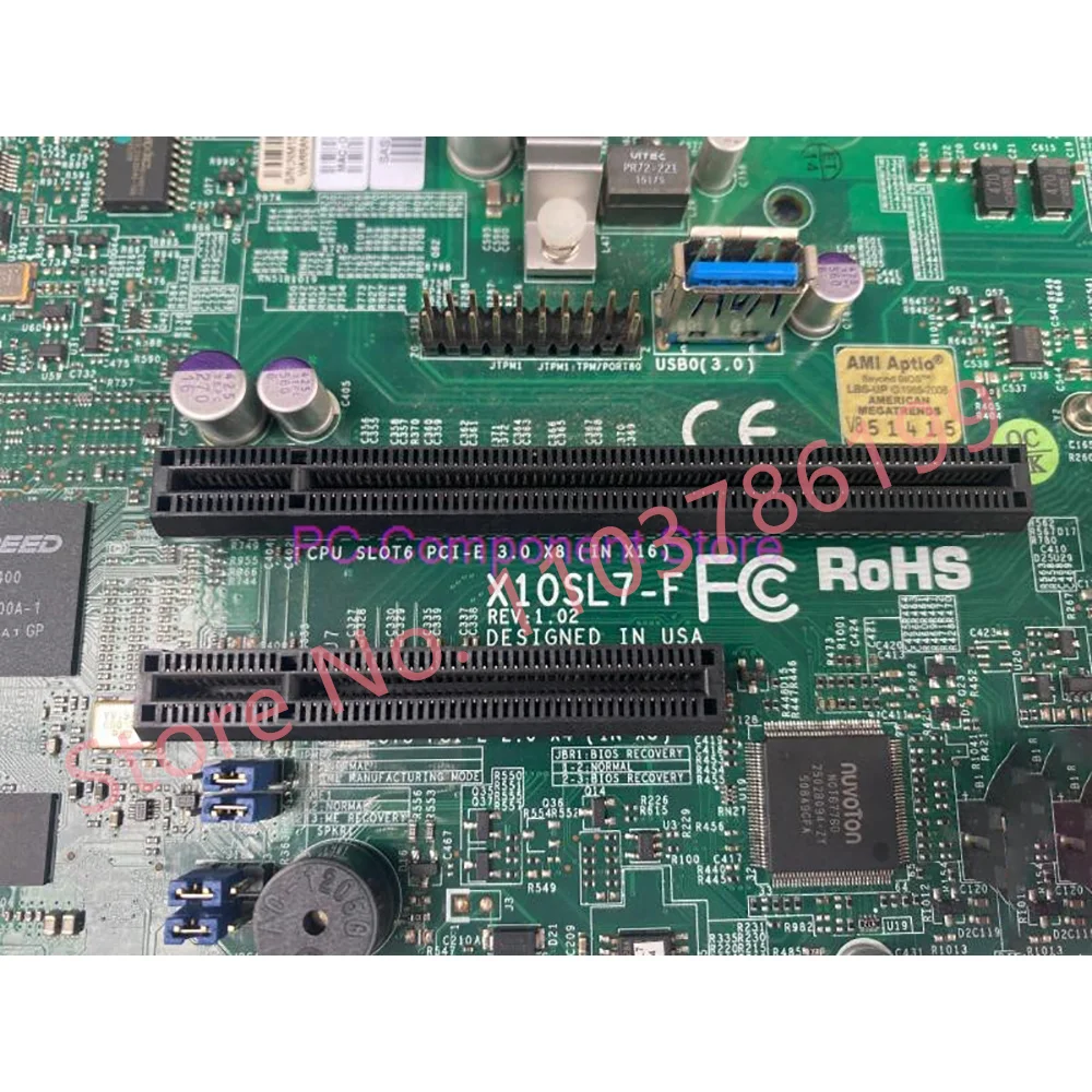 

X10SL7-F For Supermicro High Performance Server Motherboard E3-1200 v3/v4 4th Gen. Core i3 ECC 8x SAS2 (6Gbps) LGA1150 DDR3