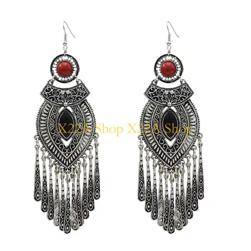 Unique Artisanal Crafted Bohemian Dangle Earrings Lightweight Alloy Jewelry Perfect Gift for Fashion Forward Women and Girls