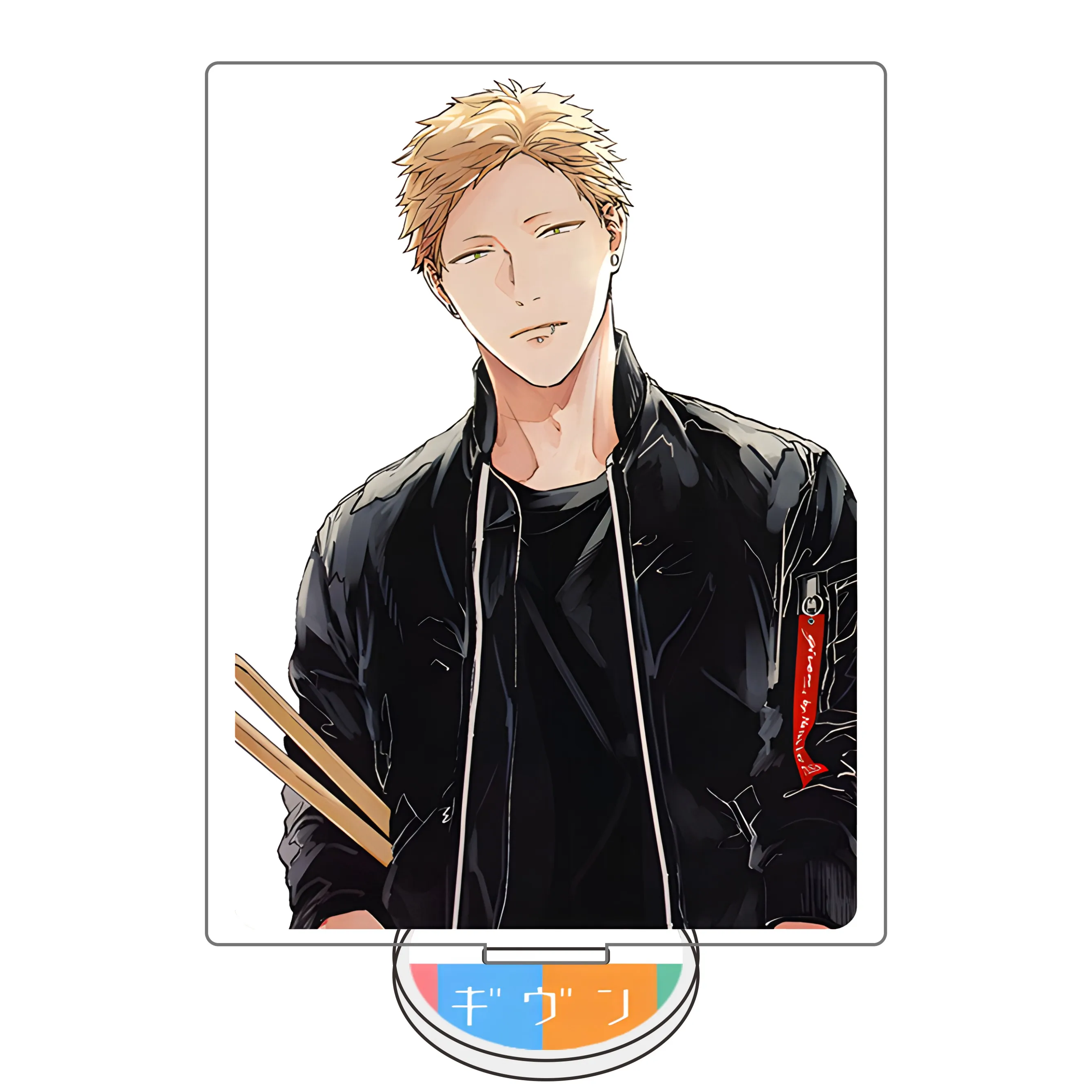 Given Satou Mafuyu Acrylic Stand Keychain, Anime Merch