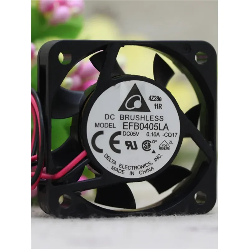 for EFB0405LA 4CM 4010 5V 0.10A Industrial Computer Power Monitor Host Cooling Fan